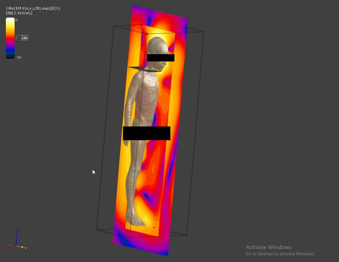 Thelonious phantom with plane wave